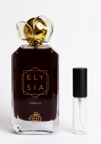 Odlewka Elysia Vanilla jest dostępna w Miraya Atar – to  esencjonalna fuzja głębokiej wanilii i brązowego cukru, podkręcona bursztynem oraz paczulą. Ten zmysłowy zapach gourmand urzeka wyjątkową intensywnością i szlachetnym ciepłem.