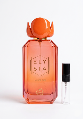 Odlewka Elysia Lychee Fizz jest dostępna w Miraya Atar – to musująca fuzja egzotycznego litchi, soczystego jabłka i cytryny, osłodzona piankami marshmallow z nutą wanilii. Ten radosny, owocowy zapach zachwyca swoją lekkością i słoneczną energią.