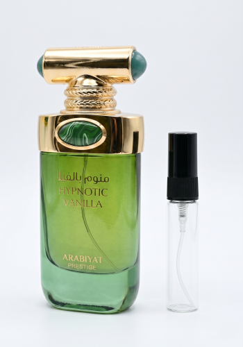 Odlewka Hypnotic Vanilla jest do kupienia w sklepie Miraya Atar, hipnotyzując swoim głębokim charakterem. Kremowa wanilia i świeża bergamotka idealnie łączą się z bogatym bukietem białych kwiatów oraz ciepłą ambrą, tworząc zmysłowy, otulający zapach.