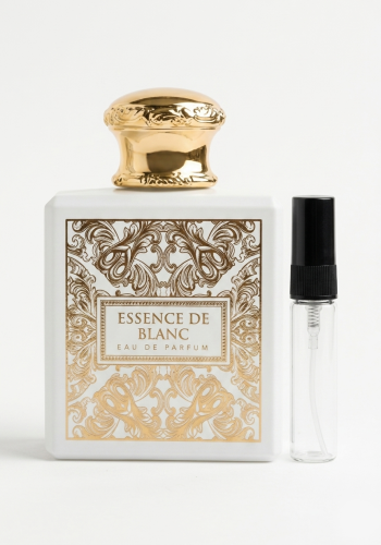 Odlewka Essence De Blanc jest dostępna w Miraya Atar, zachwycając swoją rześką kompozycją. Soczysta pomarańcza i bergamotka idealnie łączą się ze świeżym imbirem oraz delikatnym bukietem białych kwiatów, tworząc niezwykle świetlisty zapach.
