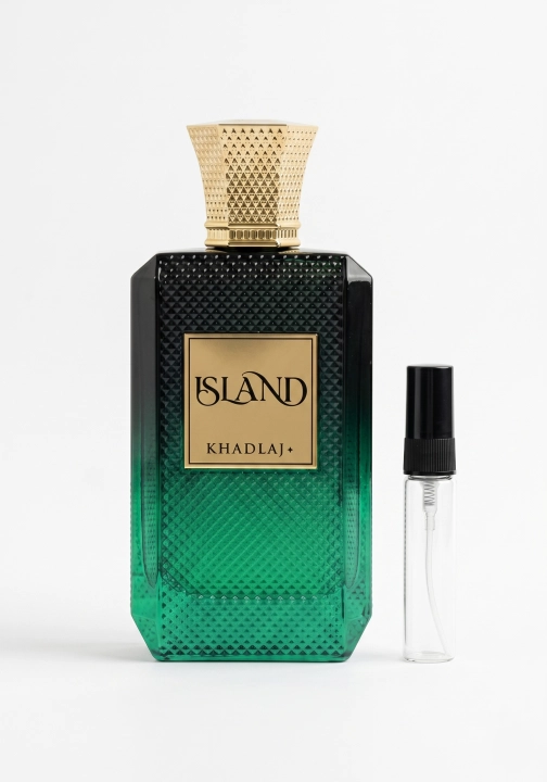 Odlewka Island w Miraya Atar zachwyca egzotyczną kompozycją. Soczysty ananas, kokos i fioletowy irys łączą się z gałązkami iglastymi, opierając się na ciepłej bazie z ambry, bobu tonka i nut drzewnych.