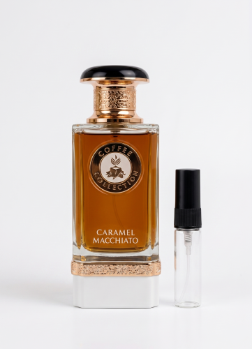 Odlewka Caramel Macchiato (z serii Coffee Collection) jest w Miraya Atar. Daktyle i śliwka łączą się z cappuccino, paczulą oraz cedrem na słodkiej bazie z karmelu, wanilii i bursztynu, tworząc głęboki, niezwykle aromatyczny zapach.