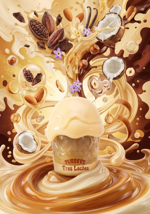 Balsam do ust Tubbees Tres Leches jest dostępny w Miraya Atar. Czekolada, kakao i migdał łączą się z ciepłą wanilią, mlekiem i heliotropem na bazie z orzecha laskowego i kokosu. Głęboko nawilża, otulając usta słodkim zapachem.