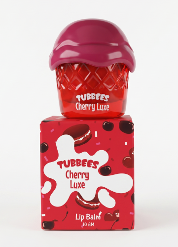 Balsam do ust Tubbees Cherry Luxe jest dostępny w Miraya Atar. Jabłko i wiśnia łączą się z rabarbarem i bananem na bazie z kwiatu pomarańczy oraz akordu gourmand. Doskonale nawilża, otulając usta kuszącym, owocowym zapachem.