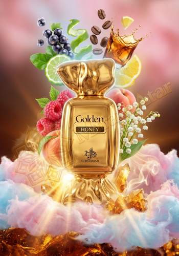 Odlewka Golden Honey jest dostępna w Miraya Atar. Czarna porzeczka, bergamotka, kawa, cytryna i rum łączą się z konwalią, maliną oraz brzoskwinią na bazie z waty cukrowej, nut słonecznych, ambry i piżma. Tworzą wyjątkowo słodki, promienny zapach.