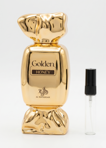 Odlewka Golden Honey jest dostępna w Miraya Atar. Czarna porzeczka, bergamotka, kawa, cytryna i rum łączą się z konwalią, maliną oraz brzoskwinią na bazie z waty cukrowej, nut słonecznych, ambry i piżma. Tworzą wyjątkowo słodki, promienny zapach.