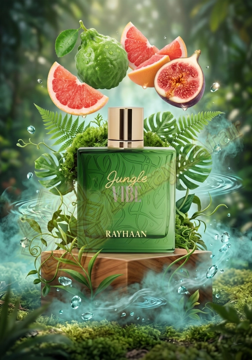Odlewka Jungle Vibe jest dostępna w Miraya Atar. Figa, grejpfrut i bergamotka łączą się z nutami zielonymi oraz wodnymi na bazie z drzewa sandałowego. To wyjątkowo świeży, rześki zapach.