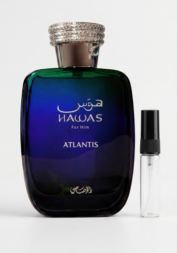 Odlewka Hawas Atlantis jest dostępna w Miraya Atar – to orzeźwiająca morska bryza połączona z soczystą śliwką, cytrusami i ciepłym cynamonem. Ten dynamiczny i niezwykle trwały zapach idealnie podkreśla męską energię i pewność siebie.