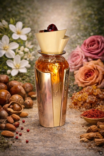 Odlewka Arya Peony Rose jest dostępna w Miraya Atar – to szlachetna i ciepła kompozycja chrupiących orzechów laskowych, migdałów oraz szafranu, otulona elegancką nutą różaną. Ten luksusowy zapach o orientalnym charakterze urzeka głębią i  zmysłowością.
