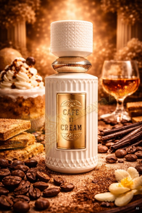 Odlewka Cafe N'Cream jest dostępna w Miraya Atar – to niezwykle apetyczna, kremowa kompozycja łącząca aromat świeżo palonej kawy ze słodką, puszystą śmietanką i ciepłą wanilią. Ten zmysłowy zapach gourmand otula luksusowym i głębokim ciepłem.