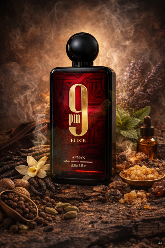 Odlewka 9 PM Elixir jest dostępna w Miraya Atar – to zmysłowa i głęboka kompozycja korzennych przypraw oraz słodkiej wanilii. Wyjątkowo trwały, wieczorowy zapach dla osób ceniących elegancję.