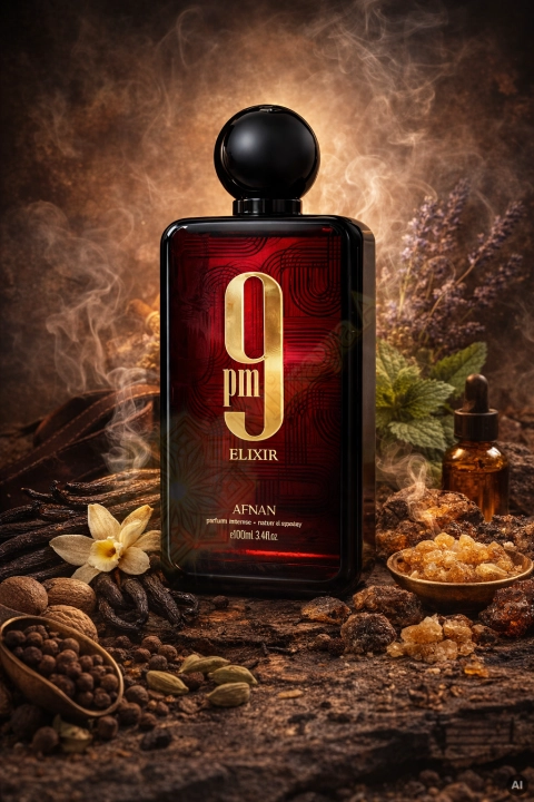 Odlewka 9 PM Elixir jest dostępna w Miraya Atar – to zmysłowa i głęboka kompozycja korzennych przypraw oraz słodkiej wanilii. Wyjątkowo trwały, wieczorowy zapach dla osób ceniących elegancję.