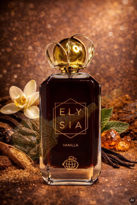 Odlewka Elysia Vanilla jest dostępna w Miraya Atar – to  esencjonalna fuzja głębokiej wanilii i brązowego cukru, podkręcona bursztynem oraz paczulą. Ten zmysłowy zapach gourmand urzeka wyjątkową intensywnością i szlachetnym ciepłem.