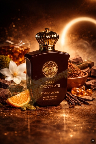 Odlewka Dark Chocolate jest dostępna w Miraya Atar – to wytrawna, głęboka fuzja gorzkiej czekolady i kakao, przełamana soczystą pomarańczą oraz kardamonem na bazie bursztynu i wanilii. Ten zmysłowy zapach gourmand urzeka luksusową intensywnością.jpg