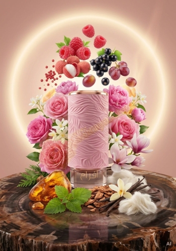 Odlewka Afrah Sensual jest dostępna w Miraya Atar. Soczysta malina, liczi, porzeczka, winogrona i różowy pieprz łączą się z bogatym bukietem kwiatów i benzoesem na bazie z ambry, paczuli, cedru, wanilii oraz piżma, tworząc zmysłową kompozycję.