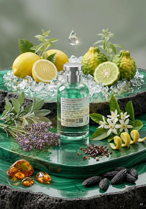 Odlewka Ultra Citrus jest dostępna w Miraya Atar. Cytryna, bergamotka i werbena łączą się z cytronem, szałwią, petitgrain, lawendą i neroli na bazie z wetywerii, ambry oraz tonki, tworząc ultradrzewną, świeżą kompozycję.