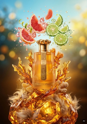 Odlewka Lueur D'Espoir Memories of Summer jest dostępna w Miraya Atar. Rześki grejpfrut i bergamotka łączą się z pikantnym imbirem na bazie z bursztynu oraz piżma, tworząc niezwykle energetyzującą, letnią kompozycję.
