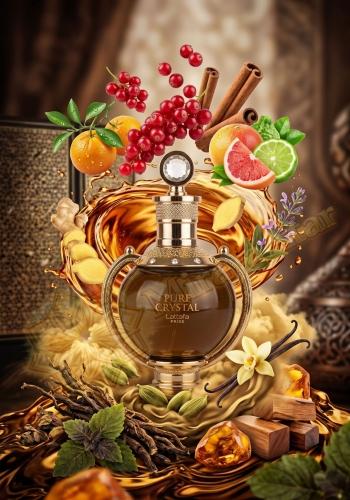 Odlewka Pure Crystal jest dostępna w Miraya Atar. Czerwone jagody, cynamon i cytrusy łączą się z upajającym koniakiem, imbirem i szałwią na bogatej bazie z bursztynu, wanilii, sandałowca i korzennych nut, tworząc luksusową kompozycję.