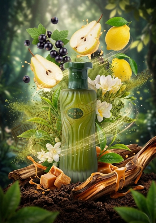 Odlewka Matcha jest dostępna w Miraya Atar, zachwycając unikalnym, zielonym charakterem. Aromatyczna matcha, soczysta gruszka, czarna porzeczka i cytryna łączą się z delikatnymi białymi kwiatami oraz karmelem, tworząc niezwykle odświeżającą kompozycję.