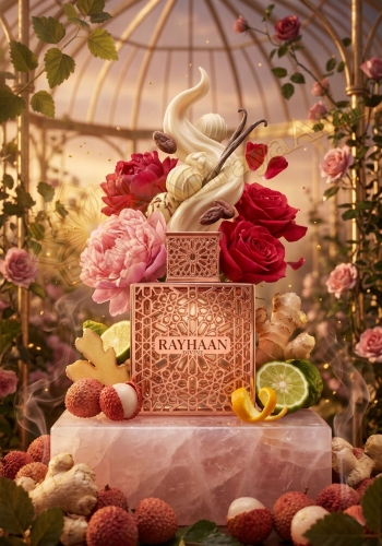 Odlewka Divine w Miraya Atar zachwyca zmysłową, kwiatowo-gourmand kompozycją. Słodkie litchi, bergamotka i imbir łączą się z bukietem róż i piwonii, opierając się na kremowej bazie z białej czekolady, wanilii i paczuli.