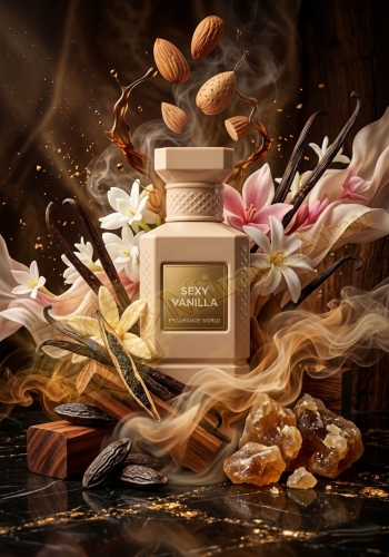 Odlewka Sexy Vanilla jest w Miraya Atar. Gorzki migdał łączy się z ciepłą wanilią i nutami kwiatowymi na głębokiej bazie z absolutem wanilii, drzewem sandałowym oraz fasolką tonka, tworząc niezwykle zmysłowy zapach.