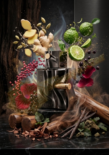 Odlewka Ghost Spectre w Miraya Atar zachwyca dymną, korzenno-drzewną kompozycją. Świeża bergamotka, imbir, kardamon i różowy pieprz łączą się z czarną porzeczką, opierając się na głębokiej bazie z wanilii, paczuli i ciepłych nut drzewnych.